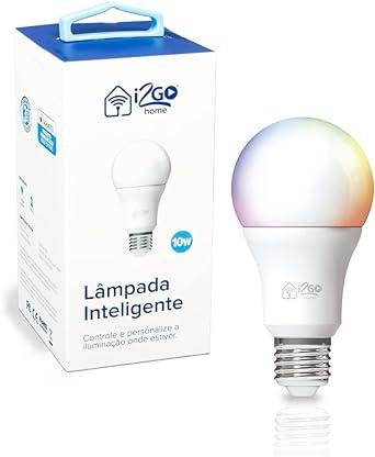 Lâmpada Inteligente Smart Lamp I2GO Home Wi-Fi LED 10W - Compatível com Alexa - 3 Anos de Garantia