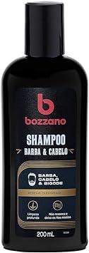 Shampoo para Barba Cabelo e Bigode Bozzano 200ml