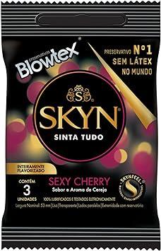 Preservativo Sexy Cherry, SKYN, Multicor, 3 Unidades