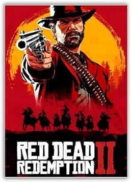 Placa Decorativa Red Dead Redemption 2 MDF 20x30 - REF1