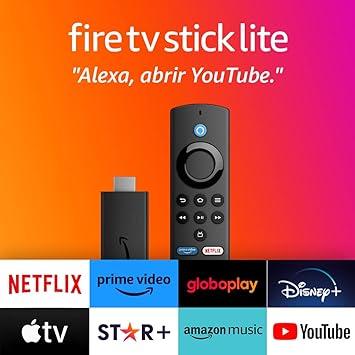Fire TV Stick Lite com Controle por Voz com Alexa Modelo 2020 - Amazon