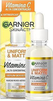 Sérum Facial Antimarcas Garnier Uniform & Matte Vitamina C 30ml