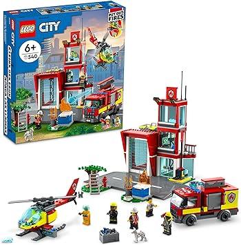 LEGO City Quartel dos Bombeiros; Kit de construção (540 peças)