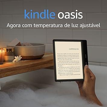 Kindle Oasis 32GB com Temperatura de Luz Ajustável - Cor Grafite
