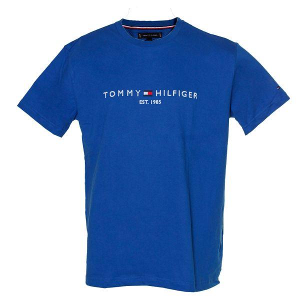 Camiseta Tommy Hilfiger Big Logo Style Azul Masculino