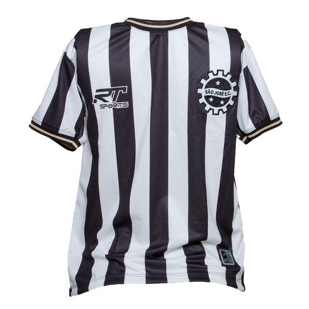 Camisa Infantil RT Sports São José E.C Retro Formigão Preto e Branco