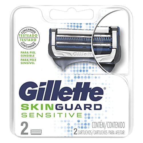 Carga Para Aparelho De Barbear Gillette Skinguard Sensitive Com 2 Unidades