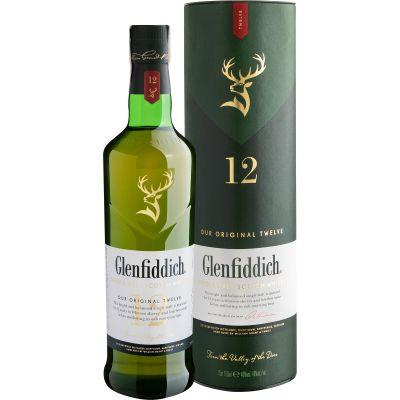 Glenfiddich Single Malt Scotch Whisky 12 Years - 750mL